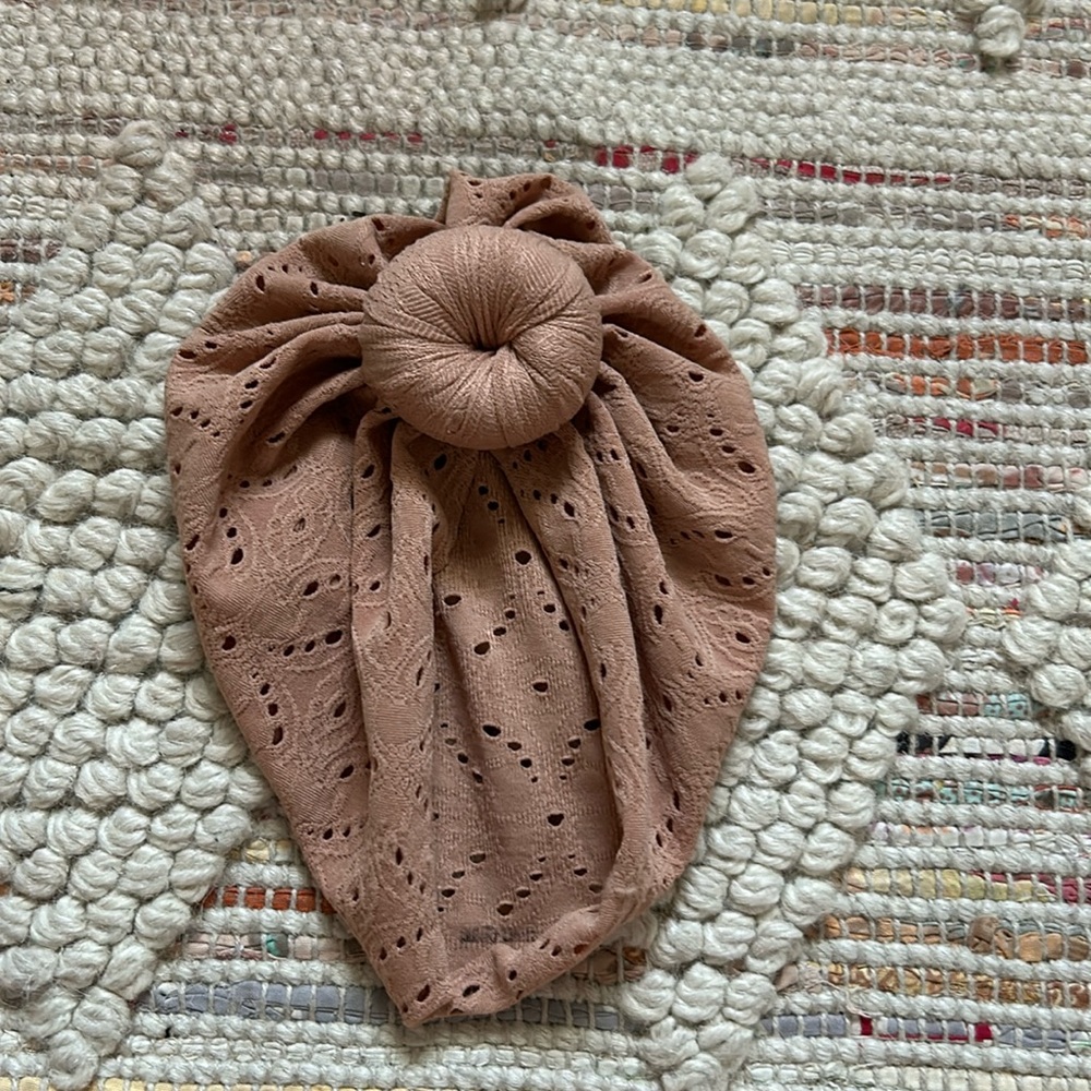 Bunny knots turban size small